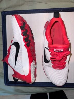 Nike Men's Shoes in Red and Black Size 12